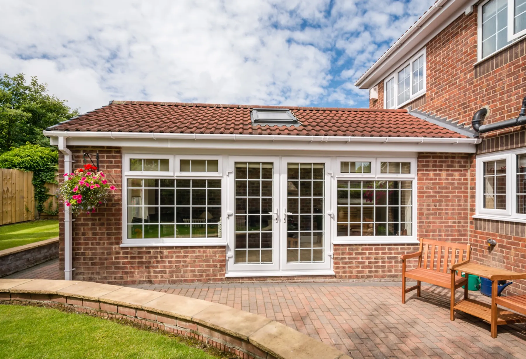 Single storey house extension in London